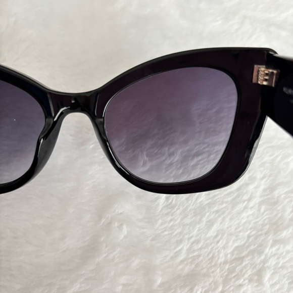 KURT GEIGER LONDON 52mm Gradient Cat Eye Bejeweled Oversized Sunglasses main image 5